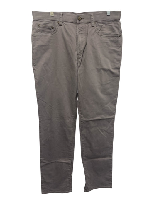 Onward Reserve Size 34 Gray Cotton Solid Khaki Slim Men's Pants Gray / 34