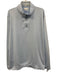 Peter Millar Size XXL Blue & White Synthetic Striped Men's Long Sleeve Shirt Blue & White / XXL