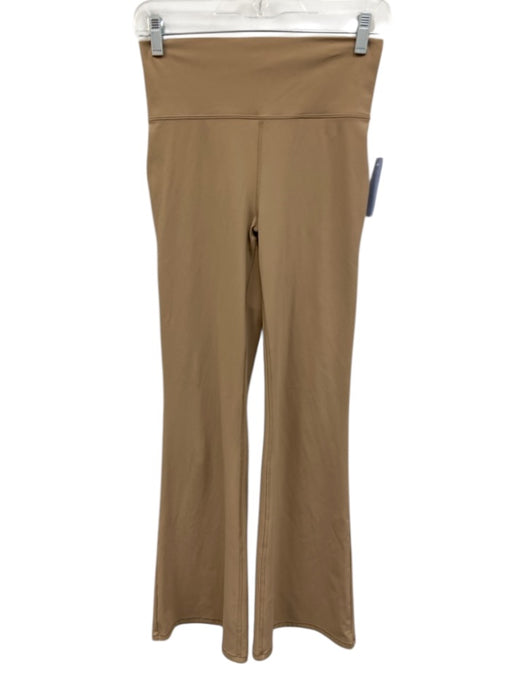 Vuori Size Small Beige Stretch Waist High Rise Flare Leggings Beige / Small