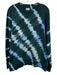 Tory Sport Size Medium Green & Blue Cotton Long Sleeve Tie Dye Sweater Green & Blue / Medium
