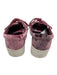 Tretorn Shoe Size 8.5 Pink Purple Textile Lace Up Crushed Velvet Sneakers Pink Purple / 8.5