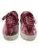 Tretorn Shoe Size 8.5 Pink Purple Textile Lace Up Crushed Velvet Sneakers Pink Purple / 8.5