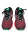 Brooks Shoe Size 9 Pink & Green Synthetic Lace Up Mesh Foam Sole Sneakers Pink & Green / 9