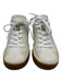 Rothy's Shoe Size 7 Cream, Yellow, Blue Synthetic Lace Up Knit Gum Sole Sneakers Cream, Yellow, Blue / 7