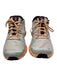 On Cloud Shoe Size 10 Burgundy, Gray, Orange Synthetic Lace Up Low Top Sneakers Burgundy, Gray, Orange / 10