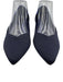 Rothy's Shoe Size 10 Navy Blue Synthetic Pointed Toe Striped Flats Navy Blue / 10