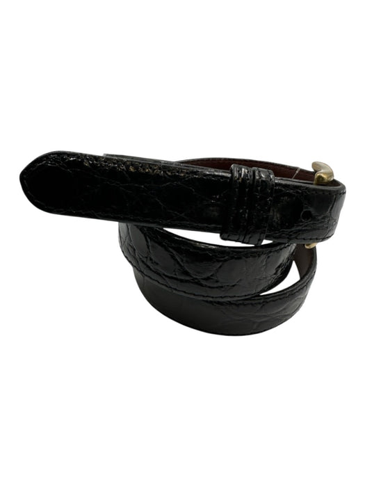 Friedman's Black Alligator Men's Belt Black