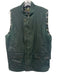 MallClothing Size L Green Cotton Solid Zipper Men's Vest Green / L