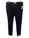 Frame Size 34 Black Cotton Solid Skinny Men's Pants Black / 34