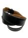 No Brand Black Leather Solid Men's Belt Black