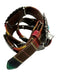 Ariat Brown & Multi Leather Textile Pewter Hardware Turquoise Western Belts Brown & Multi / L