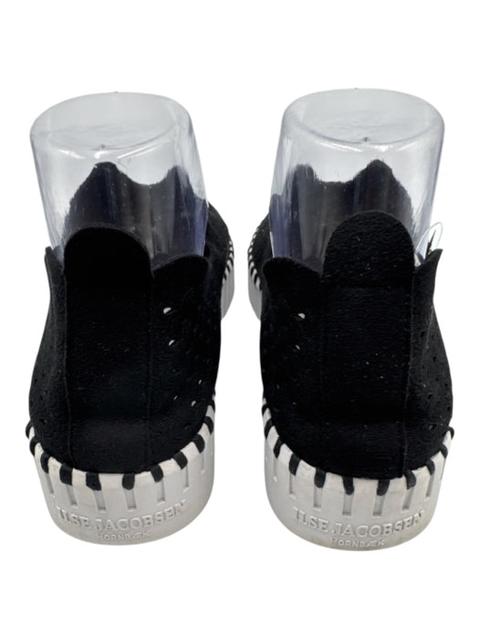 Ilse Jacobsen Shoe Size 40 Black & White Laser Cut Slip On Sneakers Black & White / 40