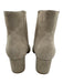 Joie Shoe Size 37.5 Gray Beige Suede Block Heel Ankle Booties Gray Beige / 37.5