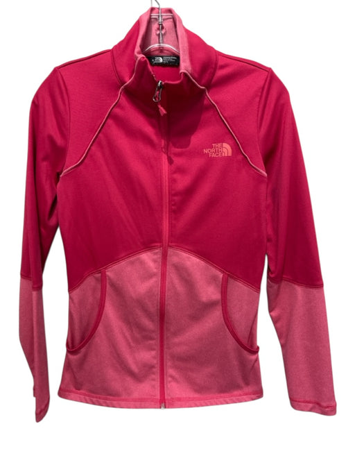 The North Face Size XS Rasberry Red & Pink Polyester Color Block Pockets Jacket Rasberry Red & Pink / XS