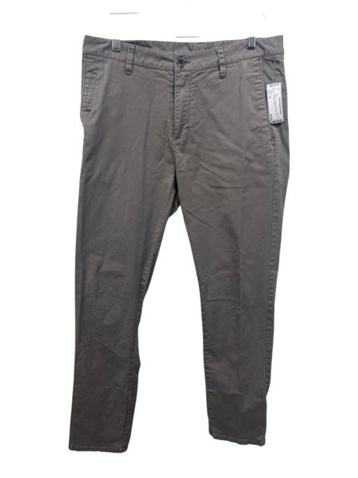 Vuori Size 33 Gray Cotton Blend Solid Khaki Men's Pants Gray / 33