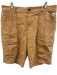 Madison Supply Size 34 Dark Tan Cotton Blend Solid Cargo Pocket Men's Shorts Dark Tan / 34