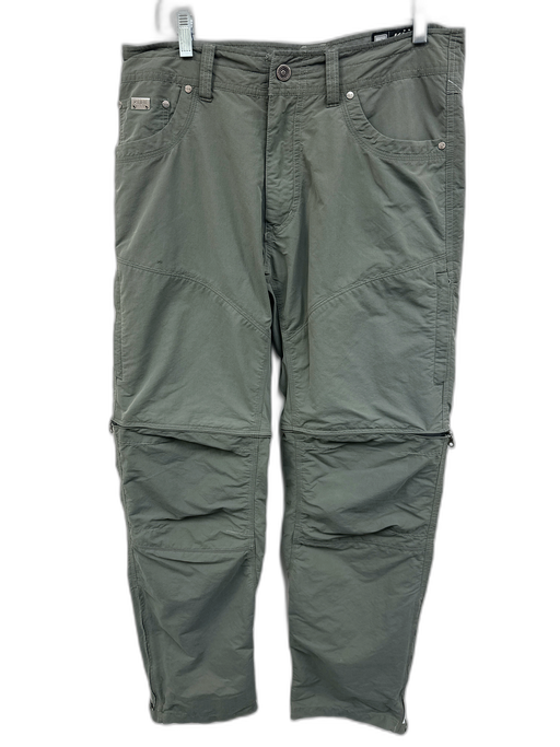 Kuhl Size 33 Gray Synthetic Solid Athletic Men's Pants Gray / 33