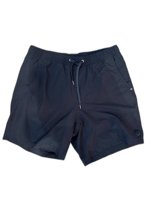 Vuori Size Est L Black Synthetic Solid Athletic Men's Shorts Black / Est L