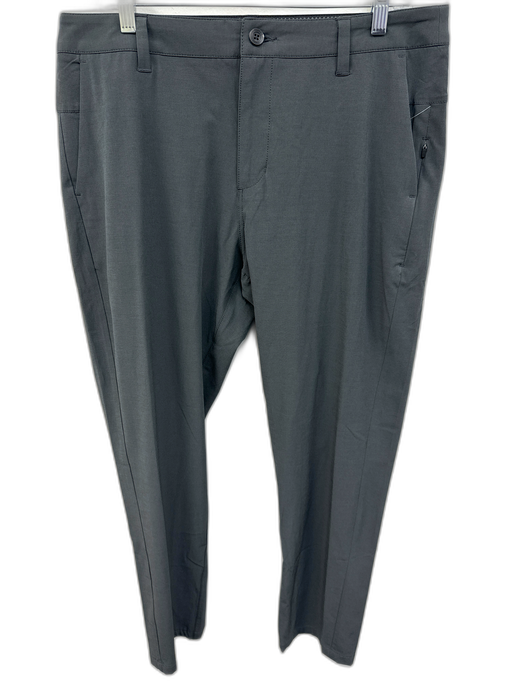 Vuori Size Est M Dark Gray Synthetic Solid Athletic Khakis Men's Pants Dark Gray / Est M