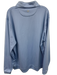 Peter Millar Size XXL Blue Synthetic Solid Quarter Zip Men's Long Sleeve Shirt Blue / XXL