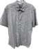 Robert Graham Size XL White & Multi Cotton Blend Abstract Button Up Short Sleeve White & Multi / XL
