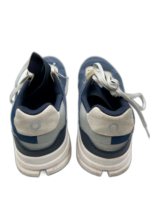 On Cloud Shoe Size 9 Blue & White Synthetic Solid Sneaker Men's Shoes Blue & White / 9