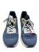On Cloud Shoe Size 9 Blue & White Synthetic Solid Sneaker Men's Shoes Blue & White / 9