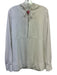 Lilly Pulitzer Size M White Cotton Blend Quarter Zip Hooded Jacket White / M