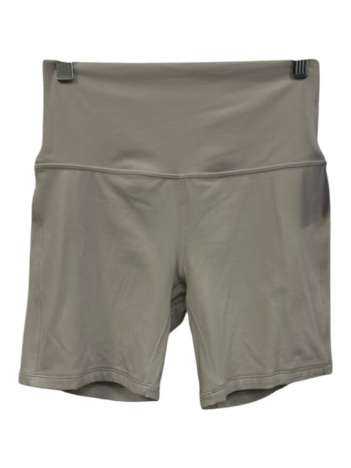 Lululemon Size 6 Cream Beige Missing Fabric Tag Elastic Waistband Bike Shorts Cream Beige / 6
