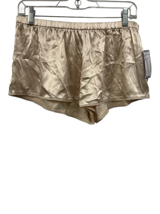 Daily Drills Size M/L Champagne Beige Polyester Blend Elastic Waistband Shorts Champagne Beige / M/L