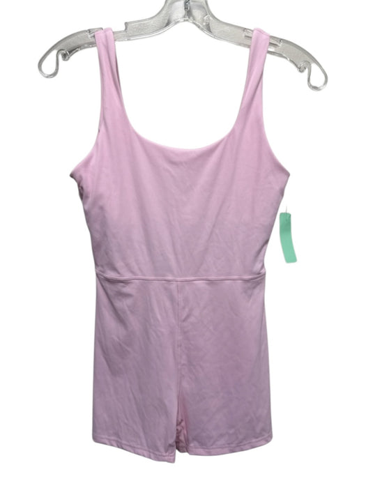 Daily Drills Size M Light Pink Missing Fabric Tag Shelf Bra Sleeveless Romper Light Pink / M