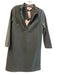 Pomander Place Size XXS Pine Green Polyester Blend Quarter Button Collared Dress Pine Green / XXS