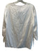 Lafayette 148 Size XS Cream Silk V Neck Split Long Sleeve Side Split Hem Top Cream / XS