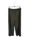 Athleta Size 10 Dark Olive Polyester Blend Trouser Elastic Waist Pockets Pants Dark Olive / 10