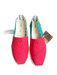 Toms Shoe Size 8 Red & green Canvas Laceless Color Block Athletic Sneakers Red & green / 8
