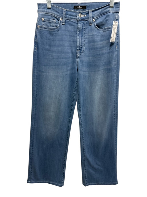 7 For All Mankind Size 27 Medium light wash Cotton Blend Denim Whiskering Jeans Medium light wash / 27