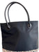 Burberry Black Canvas Leather Handle Interior Zip Top Zip shoulder bag Bag Black / Large