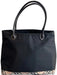 Burberry Black Canvas Leather Handle Interior Zip Top Zip shoulder bag Bag Black / Large