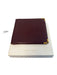 Cartier Burgundy Cowhide Leather Gold Tone Metal Corners Embellished Wallets Burgundy
