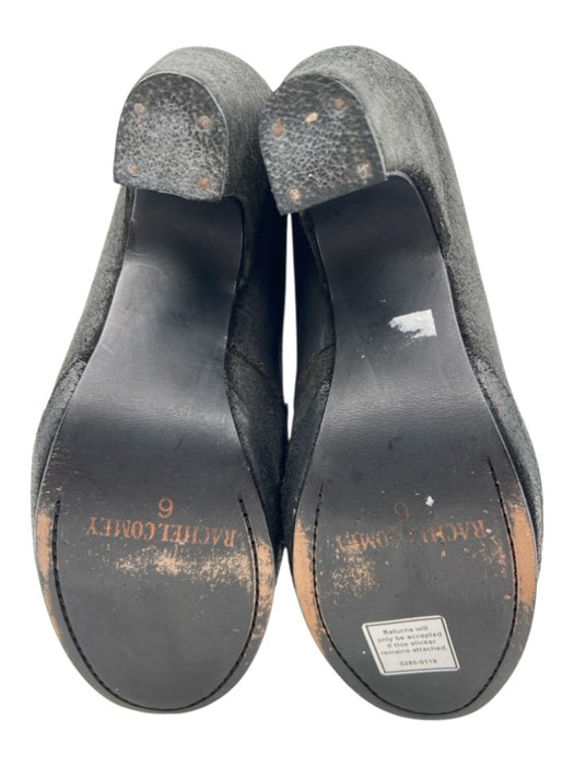 Rachel Comey Shoe Size 6 Black Leather Lace Up Ankle Round Almond Toe Boots Black / 6