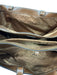 Lodis Brown Leather Shoulder Bag Zip Close Rectangle Bag Brown