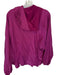FP Movement Size L Purple Nylon Hood Full ZIp Athletic Jacket Purple / L