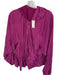 FP Movement Size L Purple Nylon Hood Full ZIp Athletic Jacket Purple / L
