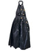 Jovani Size 6 Black Polyester Halter Neck Star Applique Shiny floor length Gown Black / 6