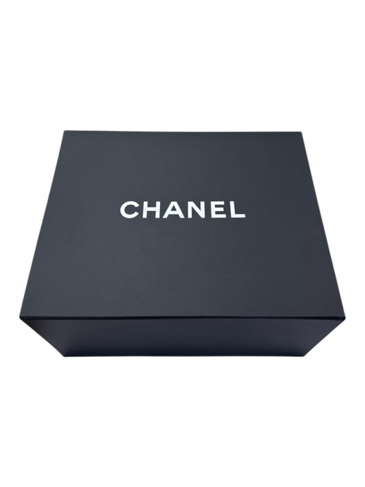 Chanel Beige, Black, White, Multi Raffia & Leather Snap Closure Tote Bag Bag Beige, Black, White, Multi / M/L