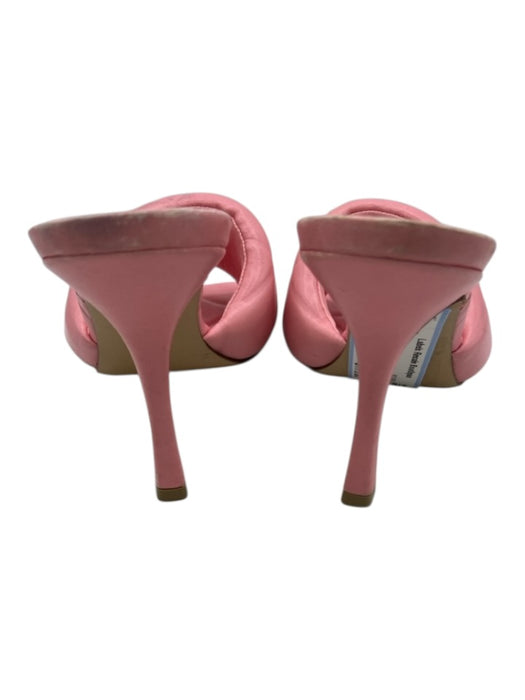 Bottega Veneta Shoe Size 37 Bubblegum Pink Leather Upper Quilted Mule Sandals Bubblegum Pink / 37
