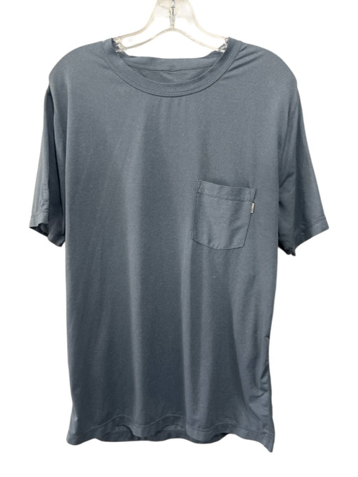 Vuori Size Est XL Gray Solid Athletic Men's Short Sleeve Gray / Est XL