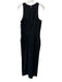 Trina Turk Size 2 Black Polyester Sleeveless Gold Tone Details Back Zip Jumpsuit Black / 2