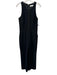 Trina Turk Size 2 Black Polyester Sleeveless Gold Tone Details Back Zip Jumpsuit Black / 2