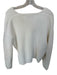 Quince Size M White Organic Cotton Long Sleeve Knit V Neck Sweater White / M